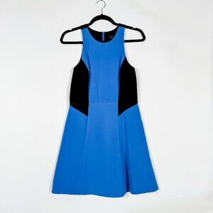 Rag & Bone Mini Blue Skater Dress, size 2